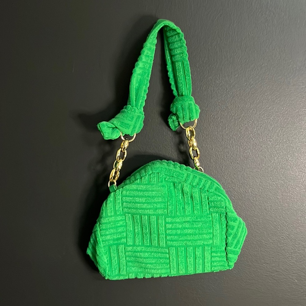 Minimalist Textured Shoulder Bag